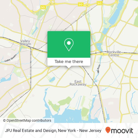 JPJ Real Estate and Design map