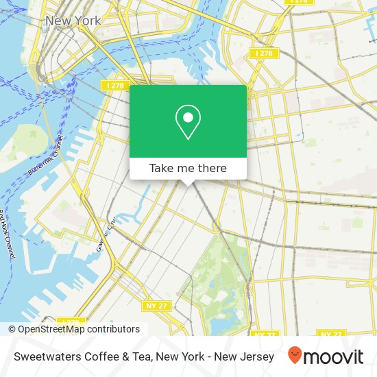 Sweetwaters Coffee & Tea map