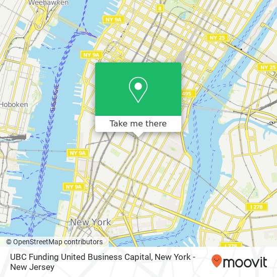 UBC Funding United Business Capital map