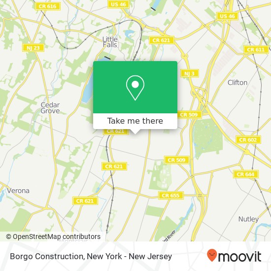 Borgo Construction map