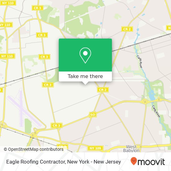 Eagle Roofing Contractor map