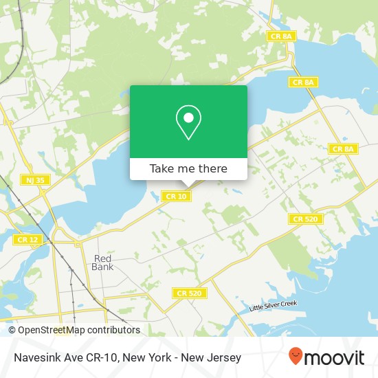 Navesink Ave CR-10 map