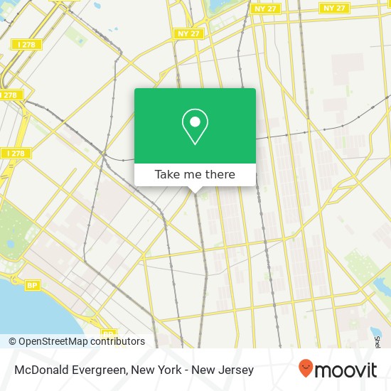 Mapa de McDonald Evergreen