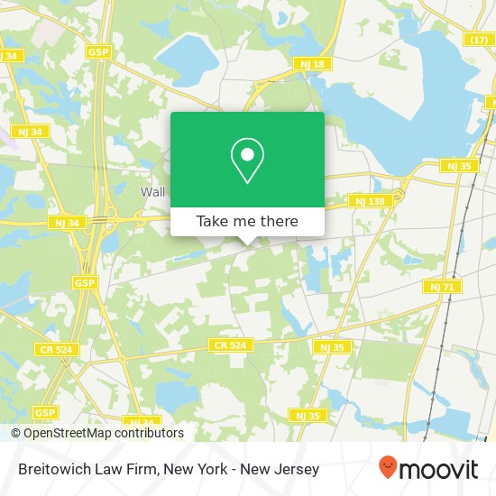 Mapa de Breitowich Law Firm