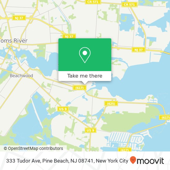 333 Tudor Ave, Pine Beach, NJ 08741 map