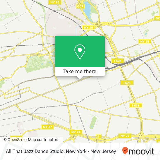 Mapa de All That Jazz Dance Studio