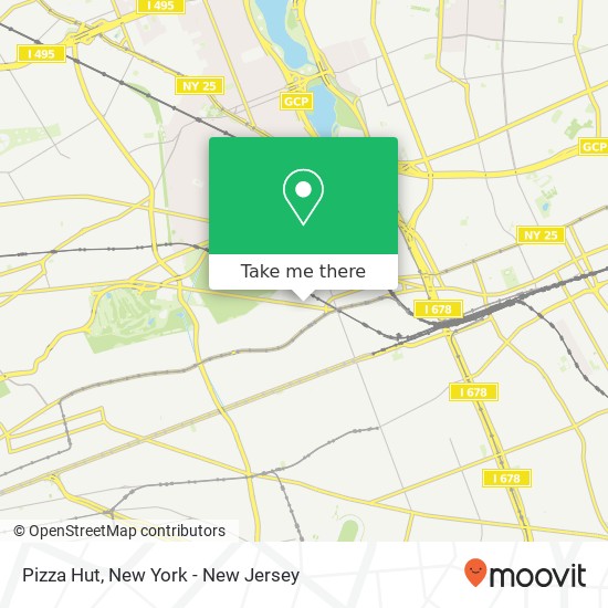 Pizza Hut map