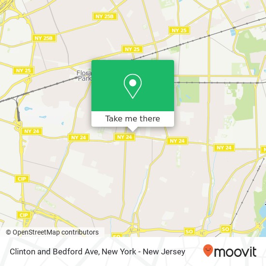 Mapa de Clinton and Bedford Ave