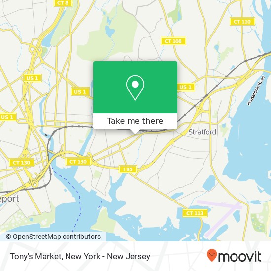 Tony's Market map