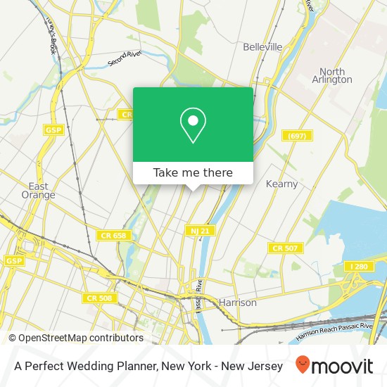 A Perfect Wedding Planner map
