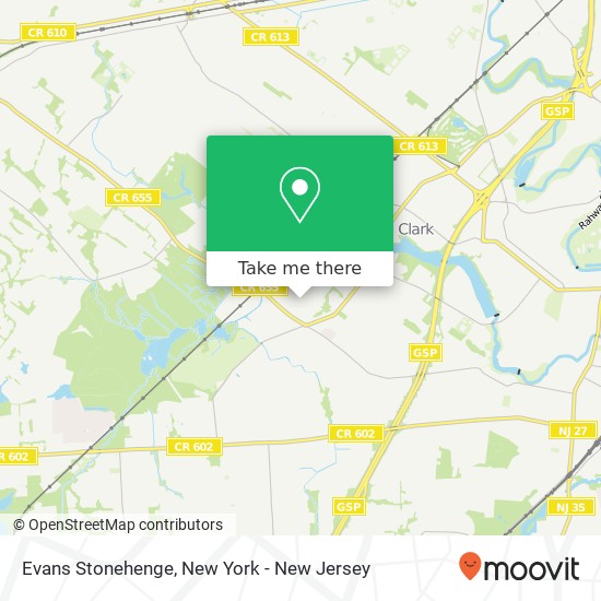 Mapa de Evans Stonehenge