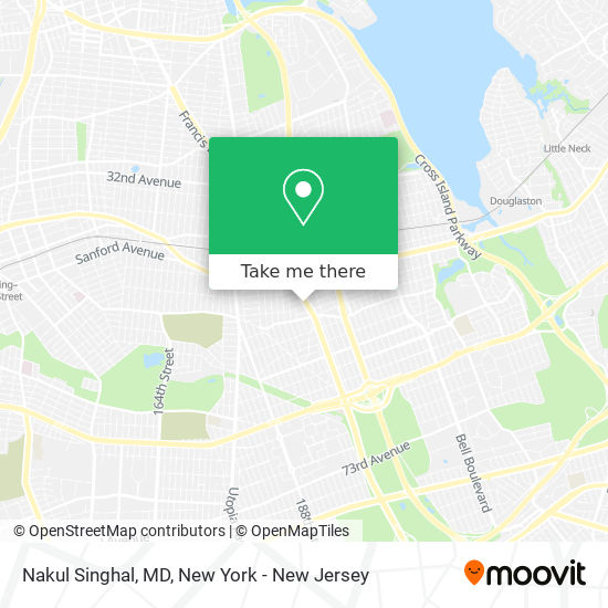 Nakul Singhal, MD map