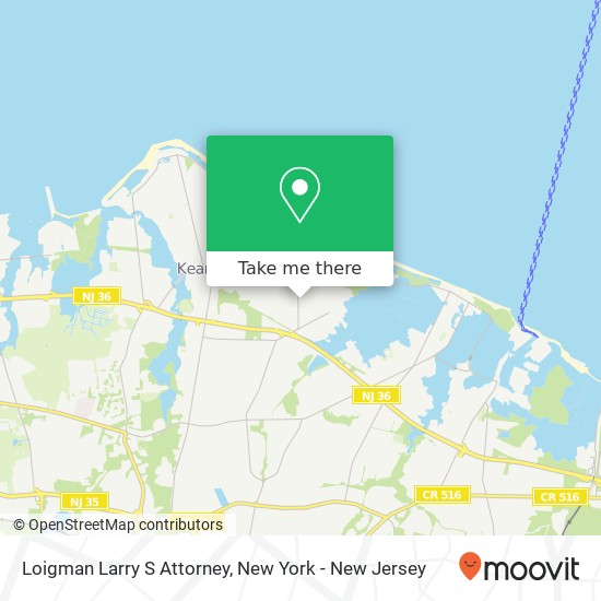 Loigman Larry S Attorney map