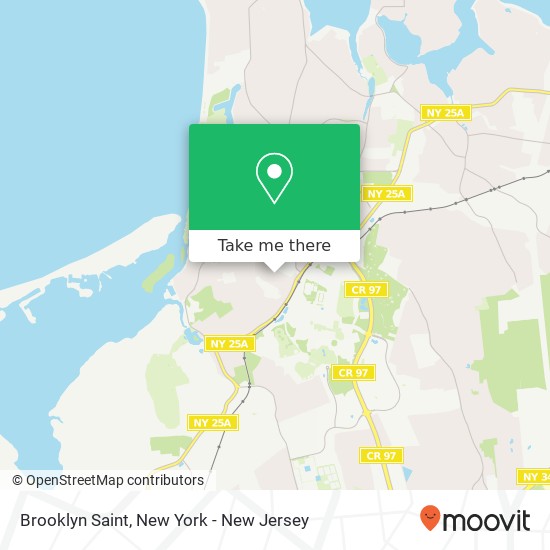 Mapa de Brooklyn Saint