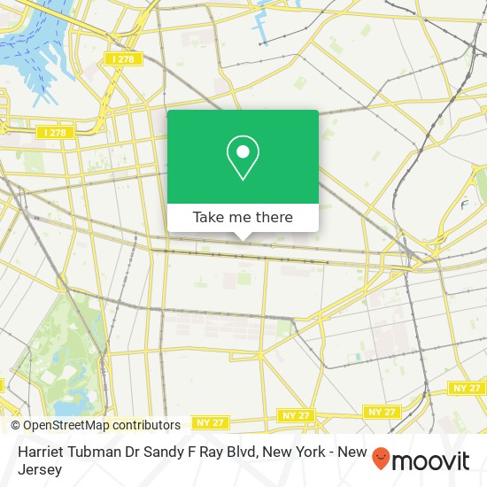 Harriet Tubman Dr Sandy F Ray Blvd map