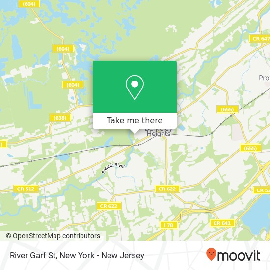 River Garf St map