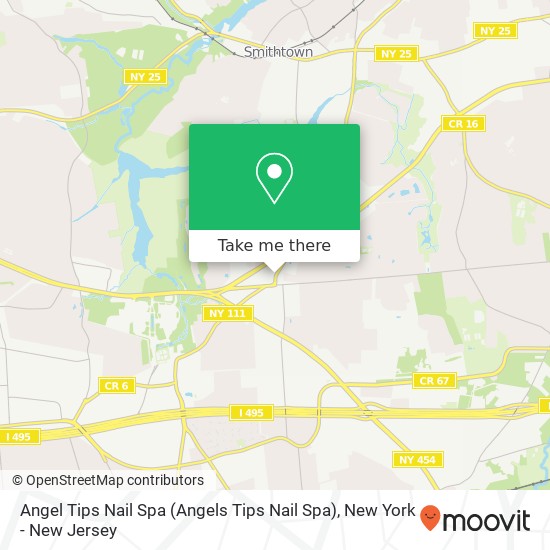 Mapa de Angel Tips Nail Spa
