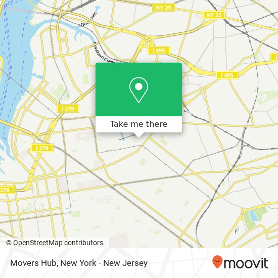 Movers Hub map