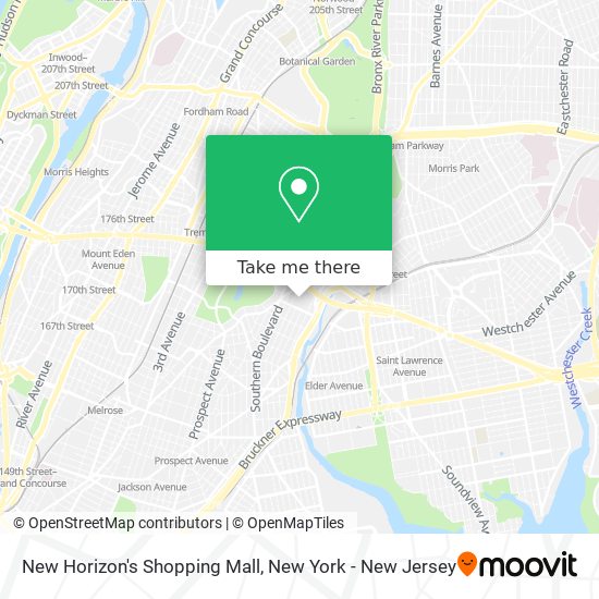 New Horizon's Shopping Mall map