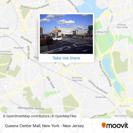 Mapa de Queens Center Mall