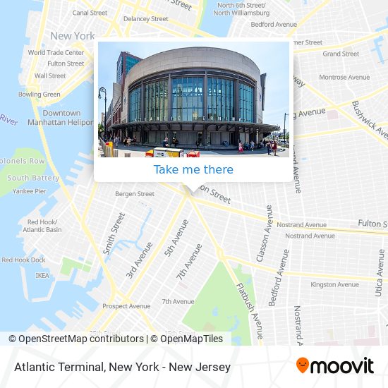 Mapa de Atlantic Terminal