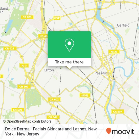 Dolce Derma - Facials Skincare and Lashes map