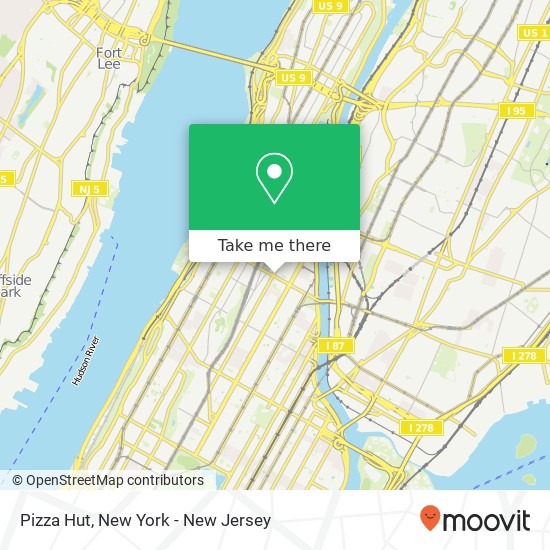 Pizza Hut map