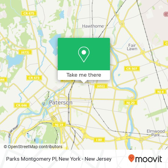 Mapa de Parks Montgomery Pl