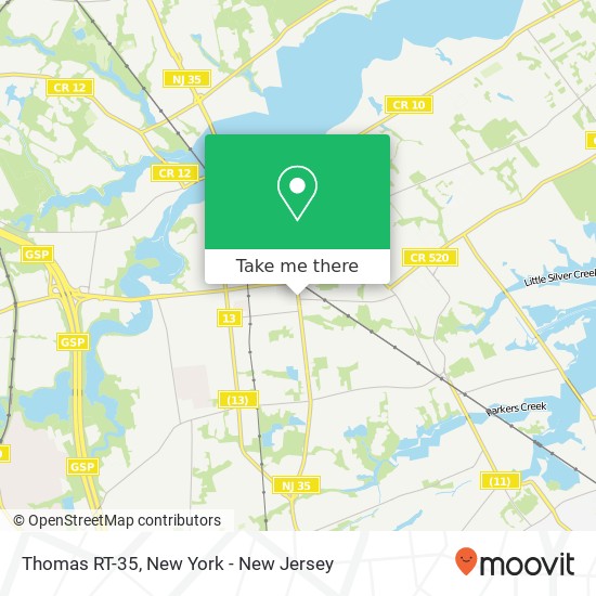 Thomas RT-35 map