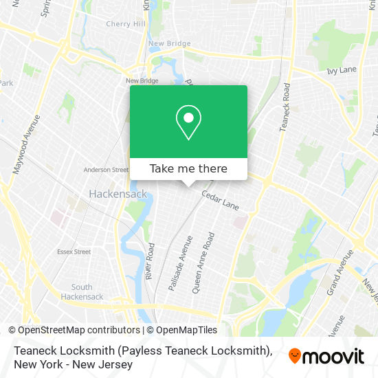 Mapa de Teaneck Locksmith (Payless Teaneck Locksmith)