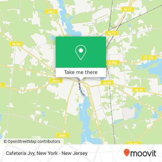 Cafeteria Jvy map