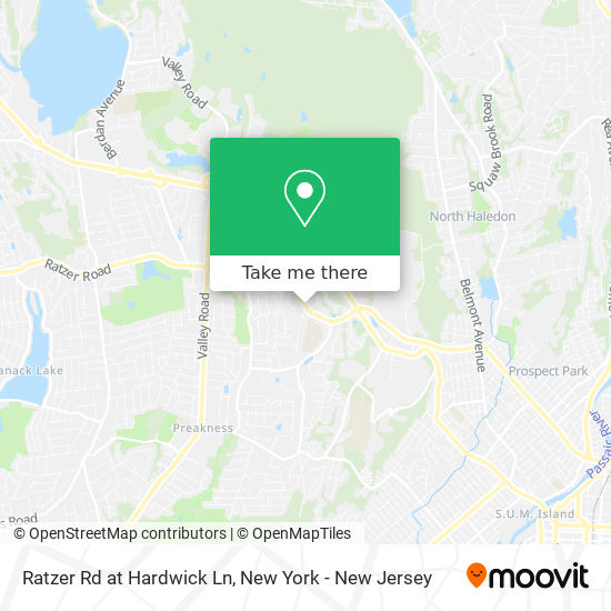 Mapa de Ratzer Rd at Hardwick Ln