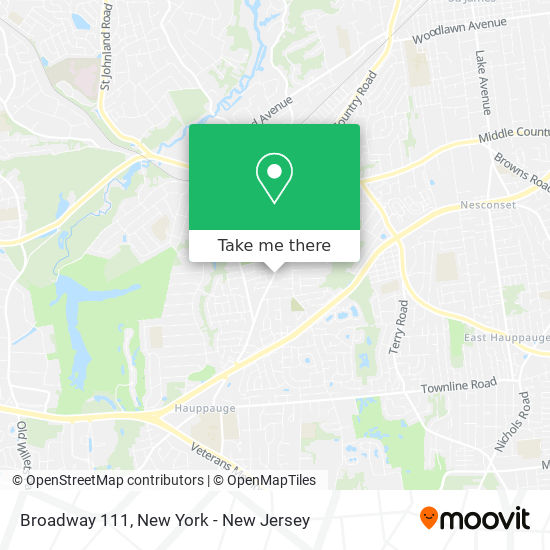 Broadway 111 map