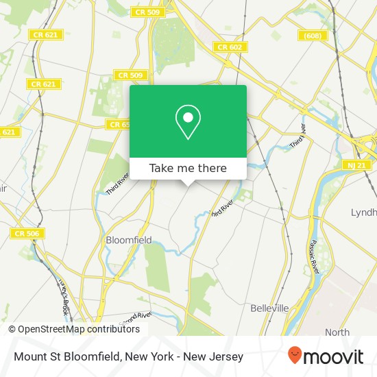 Mapa de Mount St Bloomfield