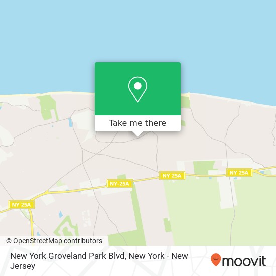 Mapa de New York Groveland Park Blvd