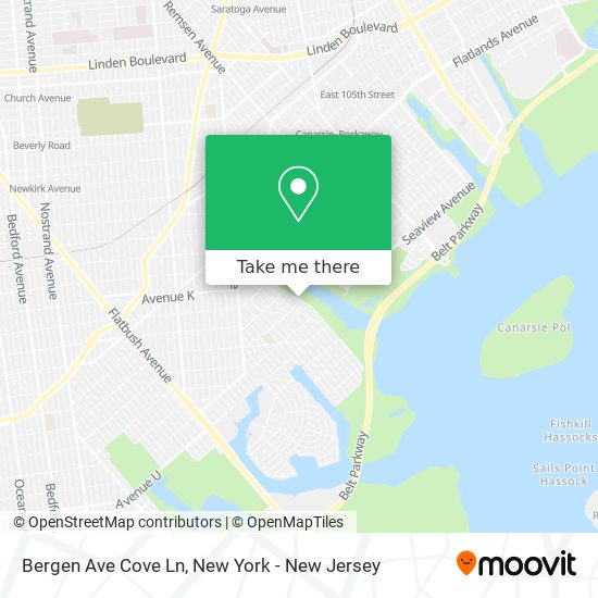 Bergen Ave Cove Ln map