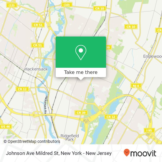 Mapa de Johnson Ave Mildred St