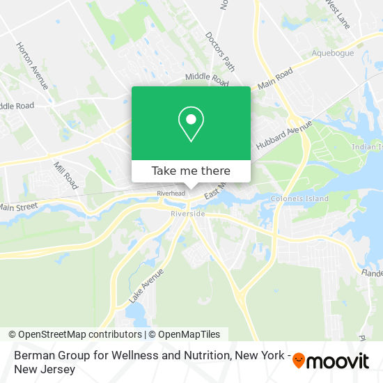 Berman Group for Wellness and Nutrition map