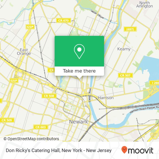 Don Ricky's Catering Hall map