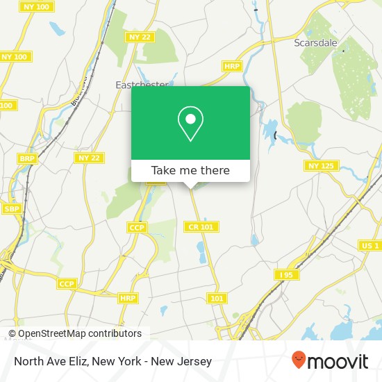 North Ave Eliz map
