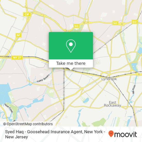 Syed Haq - Goosehead Insurance Agent map