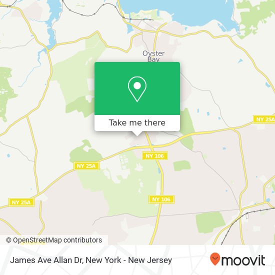 James Ave Allan Dr map