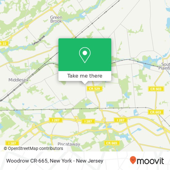 Woodrow CR-665 map