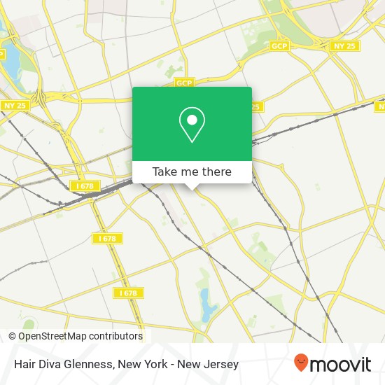 Hair Diva Glenness map