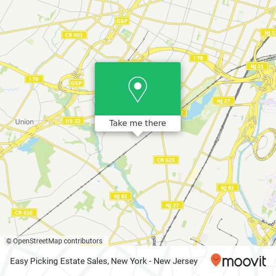 Easy Picking Estate Sales map