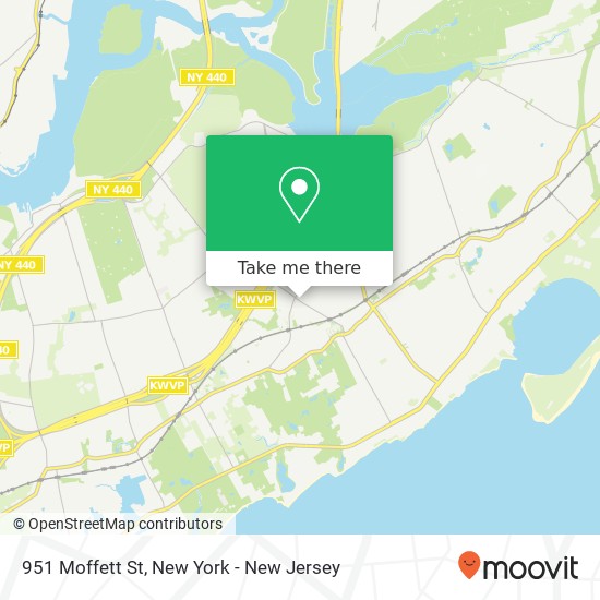 951 Moffett St map
