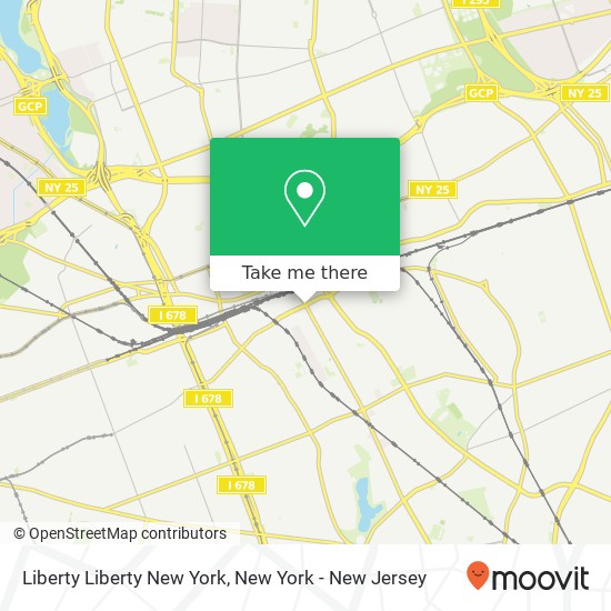 Mapa de Liberty Liberty New York