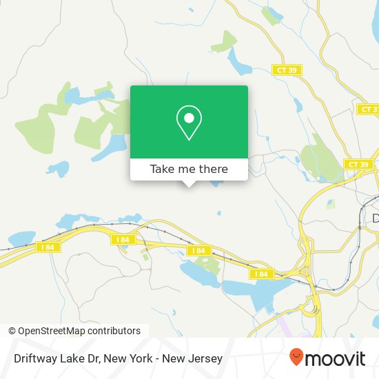 Driftway Lake Dr map