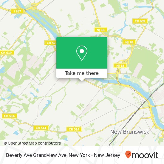 Mapa de Beverly Ave Grandview Ave