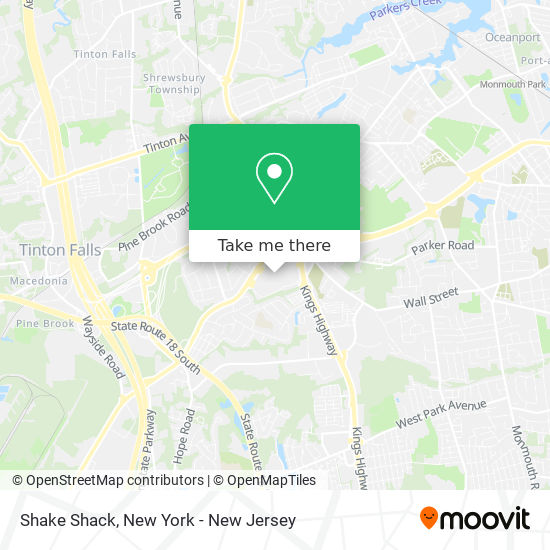 Shake Shack map